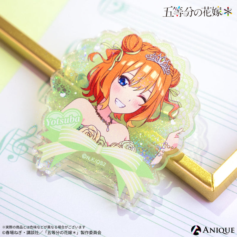 『五等分の花嫁＊』描き下ろしイラスト【クインテット】ホログラムアクリルバッジ