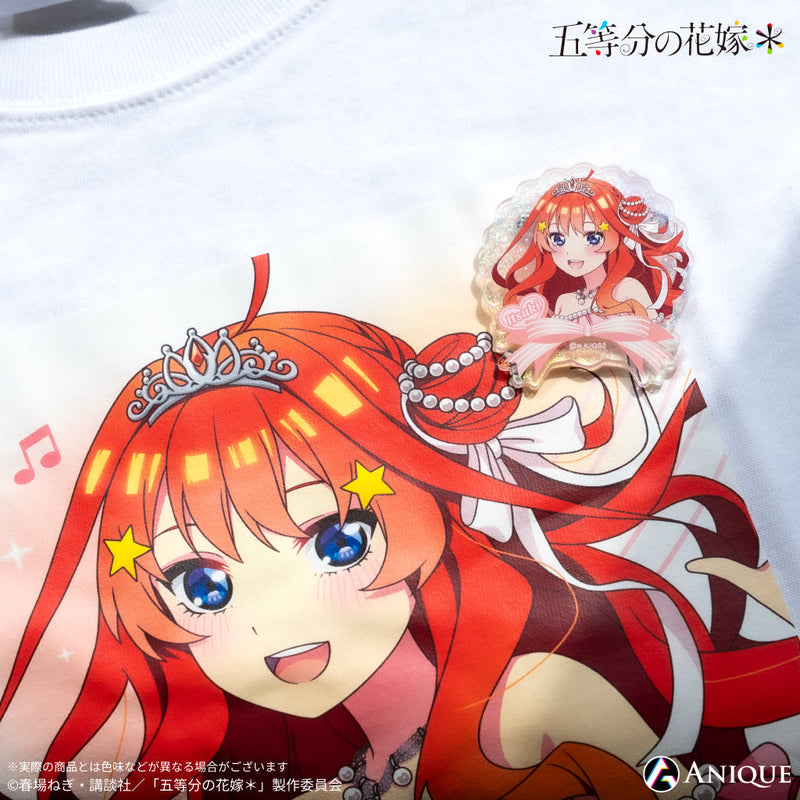 『五等分の花嫁＊』描き下ろしイラスト【クインテット】Tシャツ（フリーサイズ）