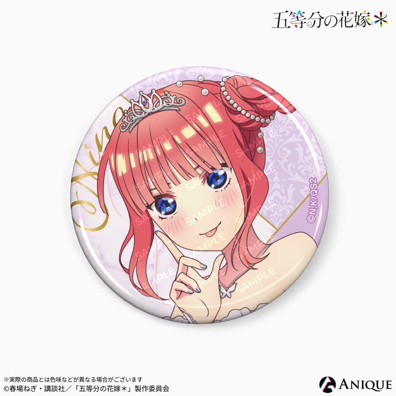 『五等分の花嫁＊』描き下ろしイラスト【クインテット】トレーディング缶バッジ（全5種）
