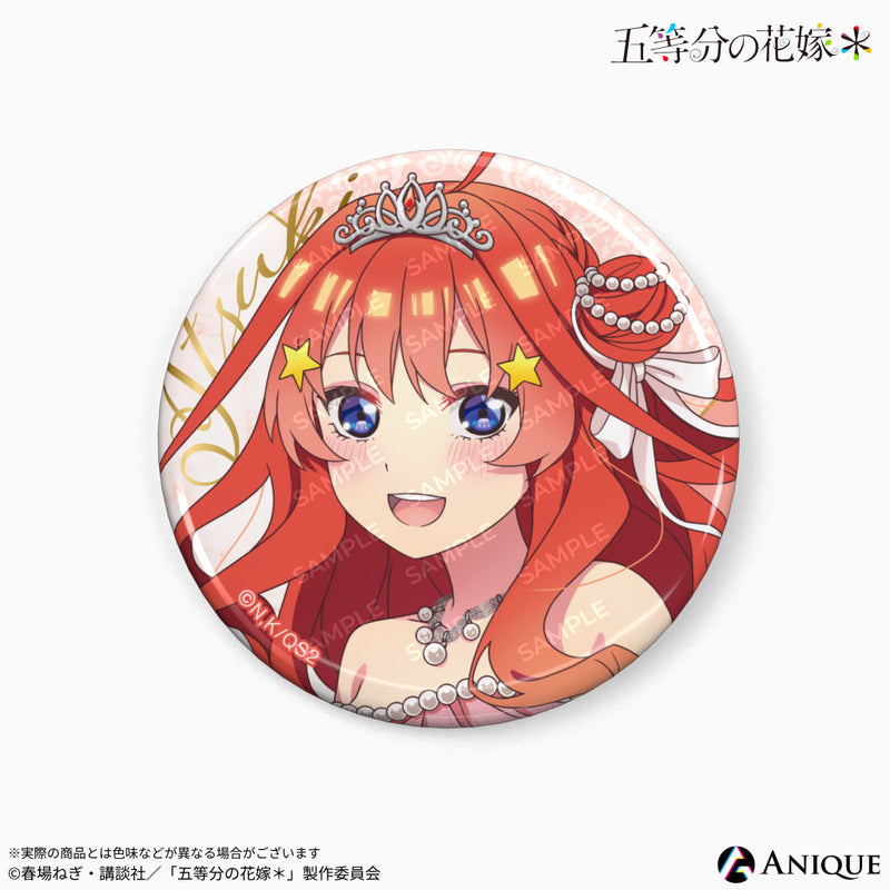 『五等分の花嫁＊』描き下ろしイラスト【クインテット】トレーディング缶バッジ（全5種）