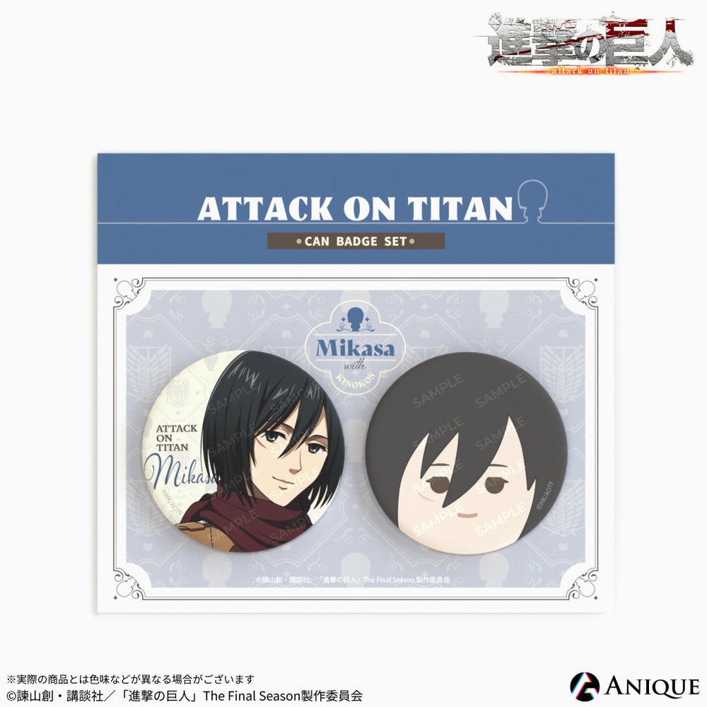 ミカサ TSUTAYA 原画缶バッジ 47枚 ミカサ TSUTAYA 原画缶バッジ 47枚