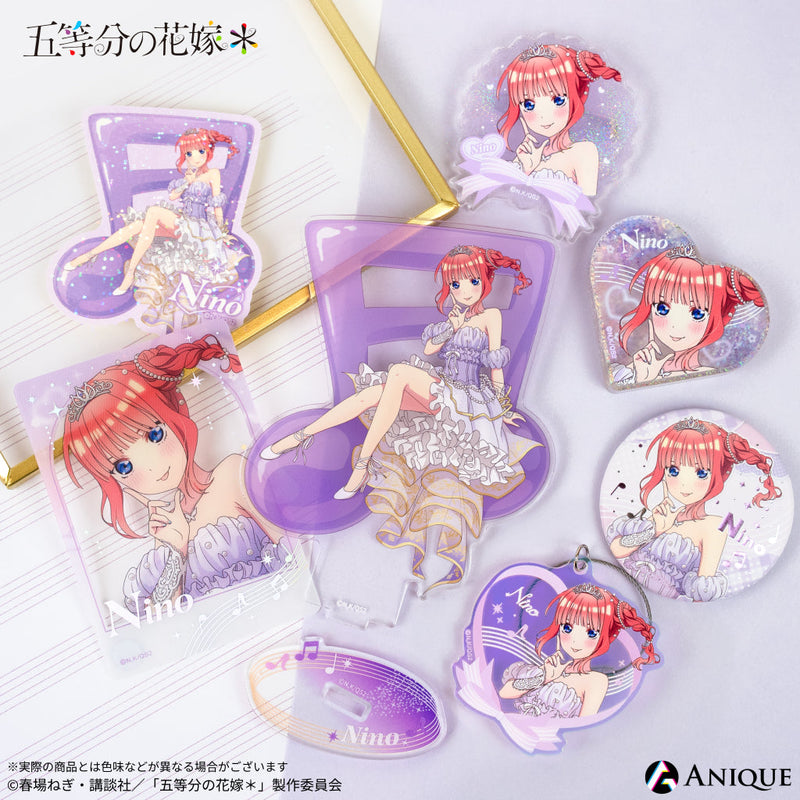 『五等分の花嫁＊』描き下ろしイラスト【クインテット】ホログラムアクリルバッジ