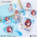 『五等分の花嫁＊』描き下ろしイラスト【クインテット】トレーディングハート型グリッターミニアクリルブロック（全5種）