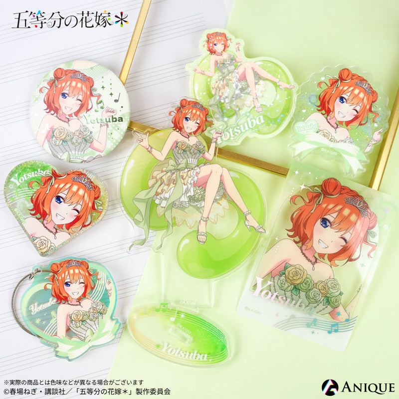 『五等分の花嫁＊』描き下ろしイラスト【クインテット】トレーディングハート型グリッターミニアクリルブロック（全5種）