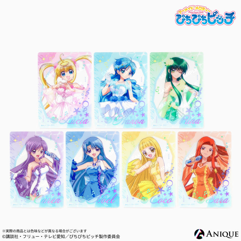 『ぴちぴちピッチ』【シャイニングプリズムパーティー】トレーディング箔押しクリアフォトカード（全7種）