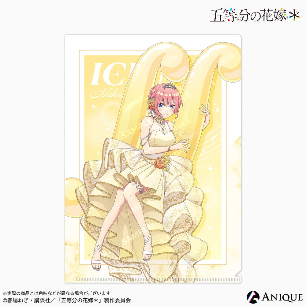 五等分の花嫁＊』描き下ろしイラスト【クインテット】クリアファイル
