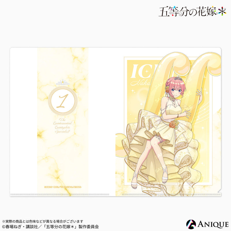 『五等分の花嫁＊』描き下ろしイラスト【クインテット】クリアファイル
