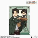 『進撃の巨人』描き下ろしイラスト【KINOKOSといっしょ】リヴァイ クリアファイル