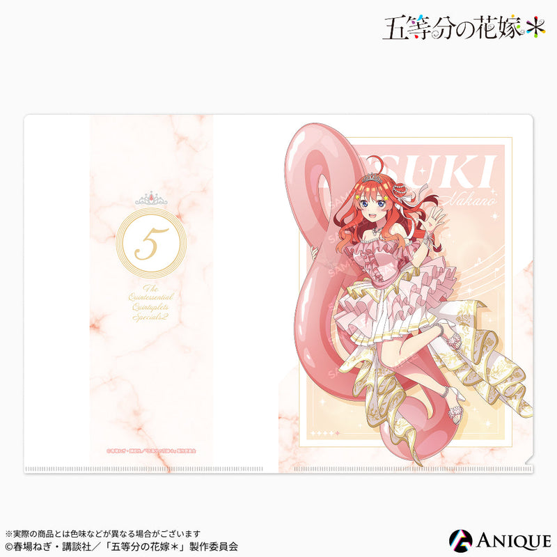 『五等分の花嫁＊』描き下ろしイラスト【クインテット】クリアファイル