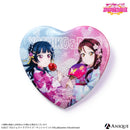 『ラブライブ！スクールアイドルフェスティバル』トレーディングハート型グリッター缶バッジ（全9種）Aqours ver.