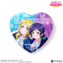 『ラブライブ！スクールアイドルフェスティバル』トレーディングハート型グリッター缶バッジ（全9種）μ's ver.