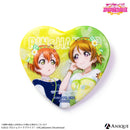 『ラブライブ！スクールアイドルフェスティバル』トレーディングハート型グリッター缶バッジ（全9種）μ's ver.