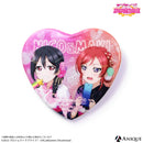 『ラブライブ！スクールアイドルフェスティバル』トレーディングハート型グリッター缶バッジ（全9種）μ's ver.