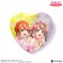『ラブライブ！スクールアイドルフェスティバル』トレーディングハート型グリッター缶バッジ（全9種）μ's ver.