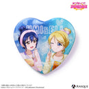 『ラブライブ！スクールアイドルフェスティバル』トレーディングハート型グリッター缶バッジ（全9種）μ's ver.
