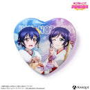 『ラブライブ！スクールアイドルフェスティバル』トレーディングハート型グリッター缶バッジ（全9種）μ's ver.