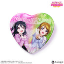 『ラブライブ！スクールアイドルフェスティバル』トレーディングハート型グリッター缶バッジ（全9種）μ's ver.