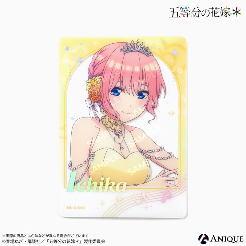 『五等分の花嫁＊』描き下ろしイラスト【クインテット】箔押しクリアフォトカード