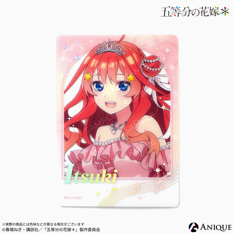 『五等分の花嫁＊』描き下ろしイラスト【クインテット】箔押しクリアフォトカード