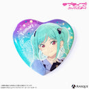 『ラブライブ！スーパースター!!』トレーディングハート型グリッター缶バッジ（全11種）