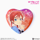 『ラブライブ！スーパースター!!』トレーディングハート型グリッター缶バッジ（全11種）