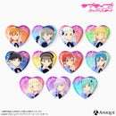 『ラブライブ！スーパースター!!』トレーディングハート型グリッター缶バッジ（全11種）