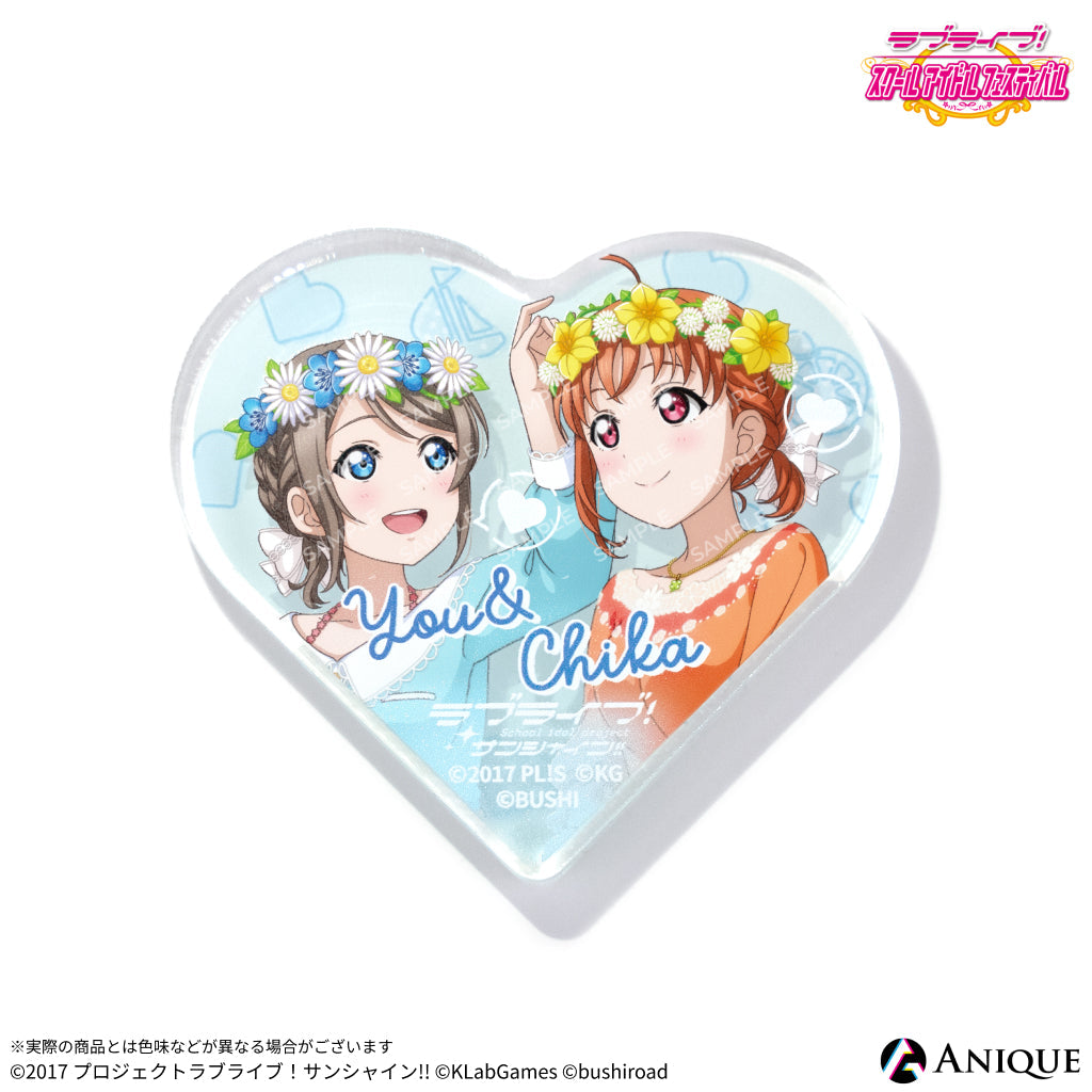 ラブライブ！サンシャイン!! × モンスターストライク 缶バッジ