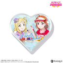 『ラブライブ！スクールアイドルフェスティバル』トレーディングハート型ミニアクリルブロック（全9種）Aqours ver.