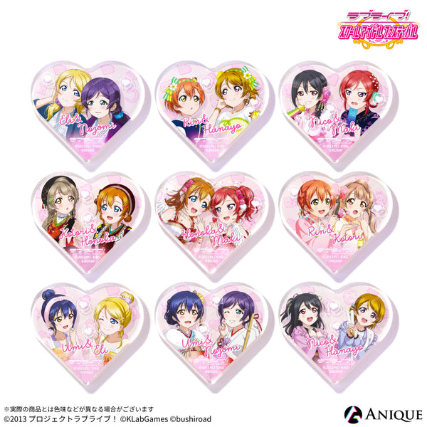ラブライブ μ's 小泉花陽 ハートアクリルバッジ 10個セット miniacb_usall_600x600_crop_cen