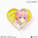『五等分の花嫁＊』描き下ろしイラスト【クインテット】トレーディングハート型グリッターミニアクリルブロック（全5種）