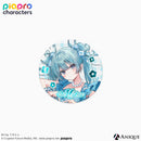 『ピアプロキャラクターズ』描き下ろしイラスト【フラワー*レトロルック ／ Art by フカヒレ】トレーディングジュエル缶バッジ（全6種）