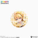 『ピアプロキャラクターズ』描き下ろしイラスト【フラワー*レトロルック ／ Art by フカヒレ】トレーディングジュエル缶バッジ（全6種）