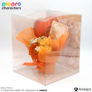 『ピアプロキャラクターズ』描き下ろしイラスト【フラワー*レトロルック ／ Art by フカヒレ】ミニフラワースタンド（AR機能付き）