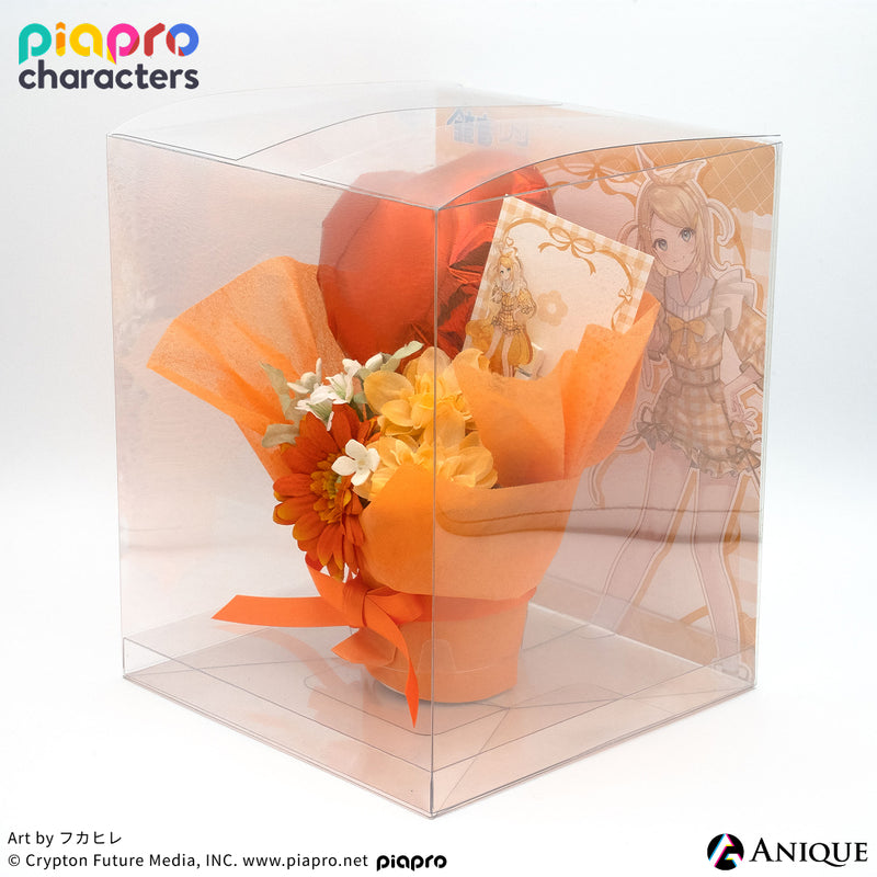 『ピアプロキャラクターズ』描き下ろしイラスト【フラワー*レトロルック ／ Art by フカヒレ】ミニフラワースタンド（AR機能付き）