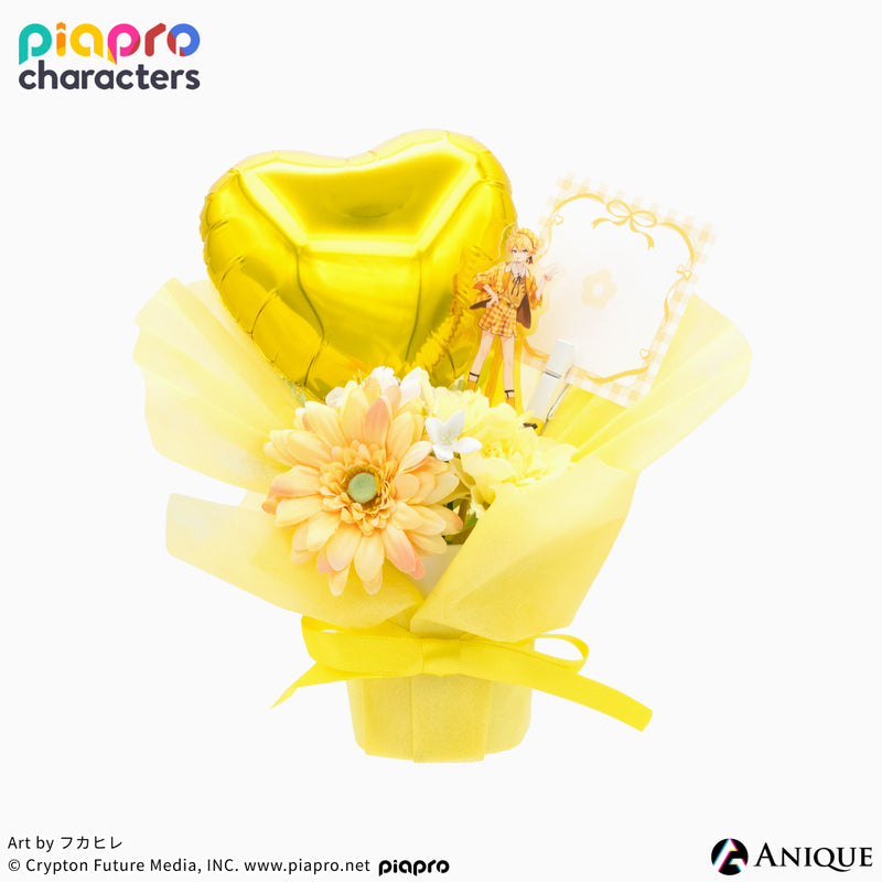 『ピアプロキャラクターズ』描き下ろしイラスト【フラワー*レトロルック ／ Art by フカヒレ】ミニフラワースタンド（AR機能付き）