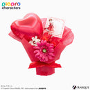 『ピアプロキャラクターズ』描き下ろしイラスト【フラワー*レトロルック ／ Art by フカヒレ】ミニフラワースタンド（AR機能付き）
