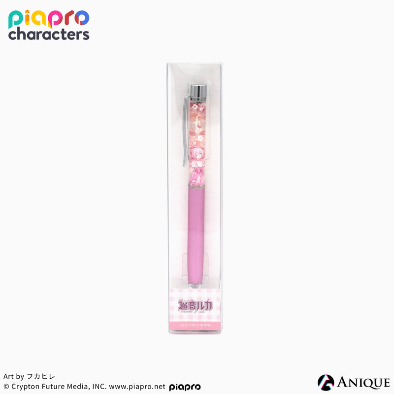 『ピアプロキャラクターズ』描き下ろしイラスト【フラワー*レトロルック ／ Art by フカヒレ】ハーバリウムボールペン