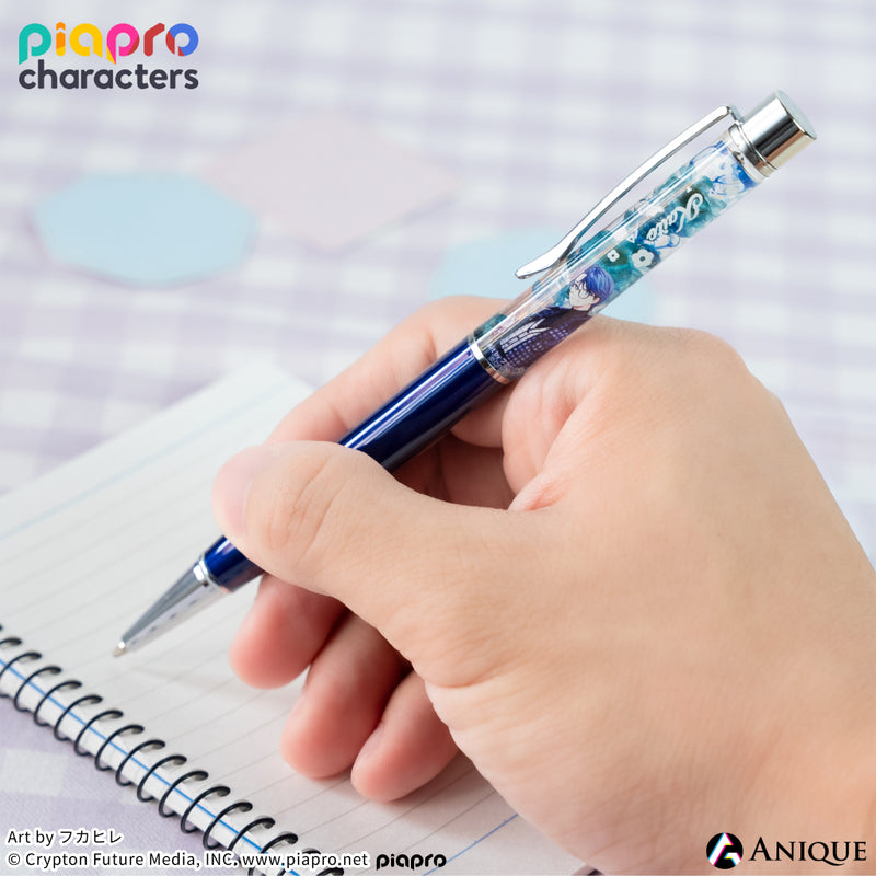 『ピアプロキャラクターズ』描き下ろしイラスト【フラワー*レトロルック ／ Art by フカヒレ】ハーバリウムボールペン