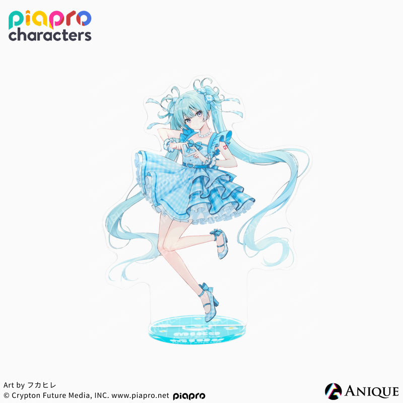 『ピアプロキャラクターズ』描き下ろしイラスト【フラワー*レトロルック ／ Art by フカヒレ】アクリルスタンド