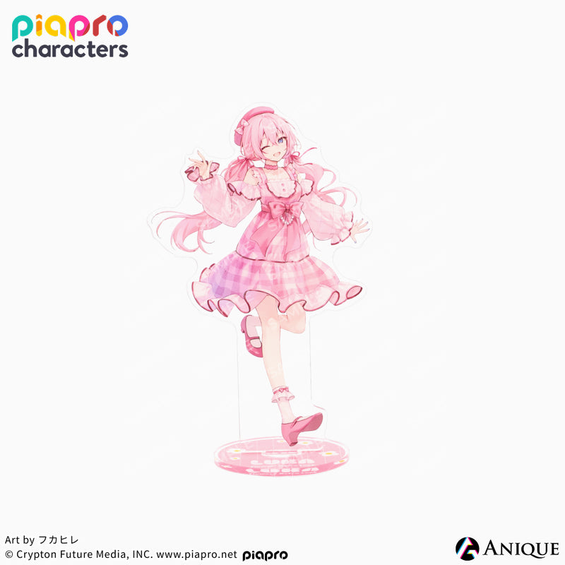 『ピアプロキャラクターズ』描き下ろしイラスト【フラワー*レトロルック ／ Art by フカヒレ】アクリルスタンド
