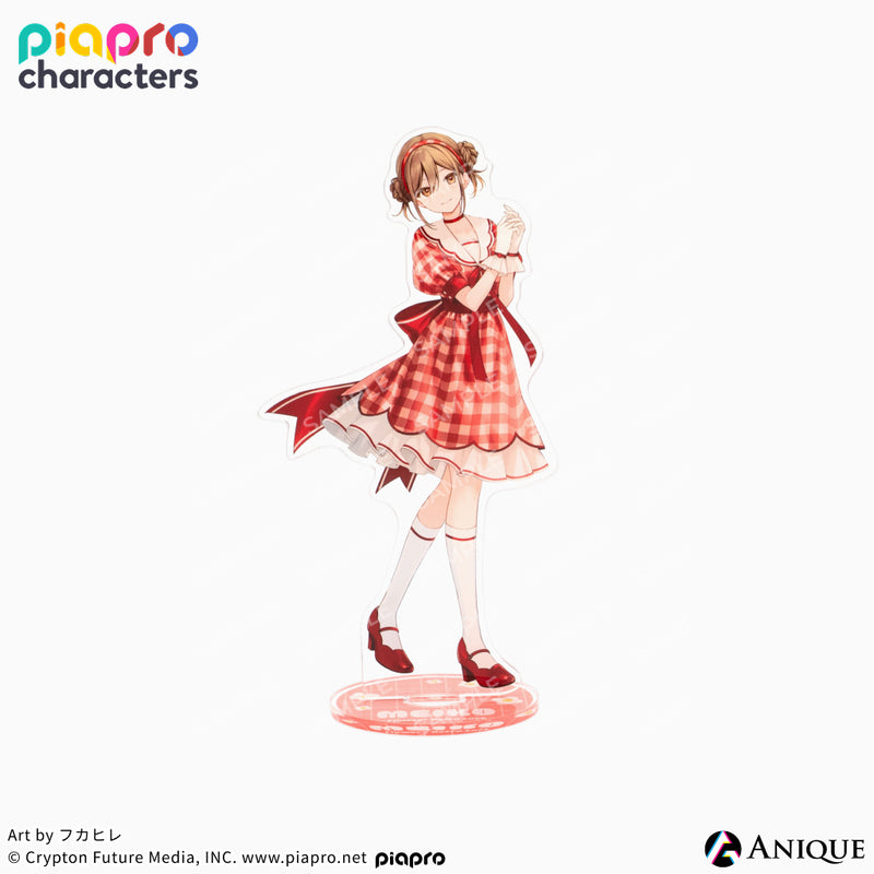 『ピアプロキャラクターズ』描き下ろしイラスト【フラワー*レトロルック ／ Art by フカヒレ】アクリルスタンド