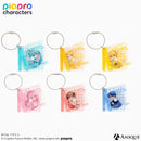 『ピアプロキャラクターズ』描き下ろしイラスト【フラワー*レトロルック ／ Art by フカヒレ】CD風かさねるアクリルキーホルダー