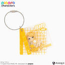 『ピアプロキャラクターズ』描き下ろしイラスト【フラワー*レトロルック ／ Art by フカヒレ】CD風かさねるアクリルキーホルダー