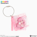 『ピアプロキャラクターズ』描き下ろしイラスト【フラワー*レトロルック ／ Art by フカヒレ】CD風かさねるアクリルキーホルダー