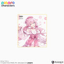 『ピアプロキャラクターズ』描き下ろしイラスト【フラワー*レトロルック ／ Art by フカヒレ】ミニ色紙