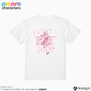 『ピアプロキャラクターズ』描き下ろしイラスト【フラワー*レトロルック ／ Art by フカヒレ】Tシャツ（フリーサイズ）