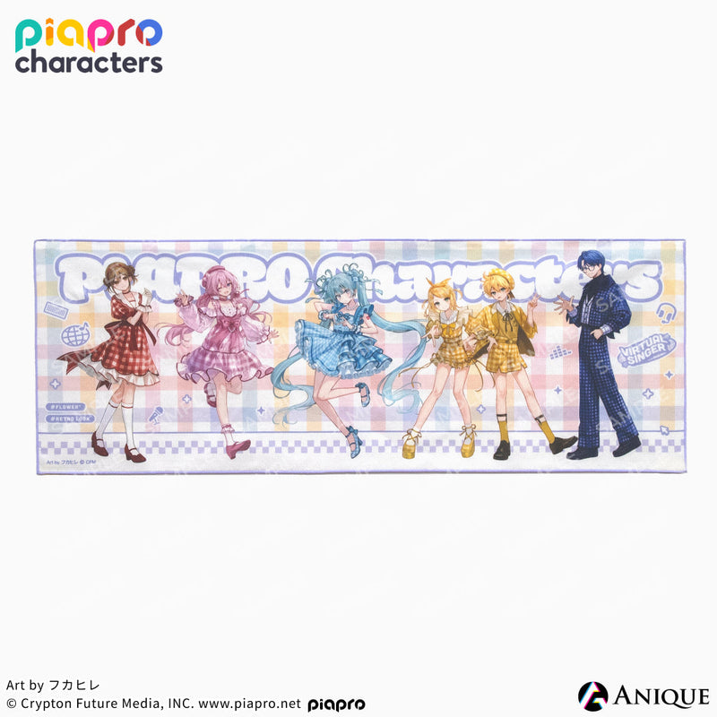 『ピアプロキャラクターズ』描き下ろしイラスト【フラワー*レトロルック ／ Art by フカヒレ】 ビッグタオル