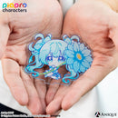 『ピアプロキャラクターズ』描き起こしミニキャライラスト【フラワー*レトロルック ／ Art by ARMY】手のひらアクリルスタンド
