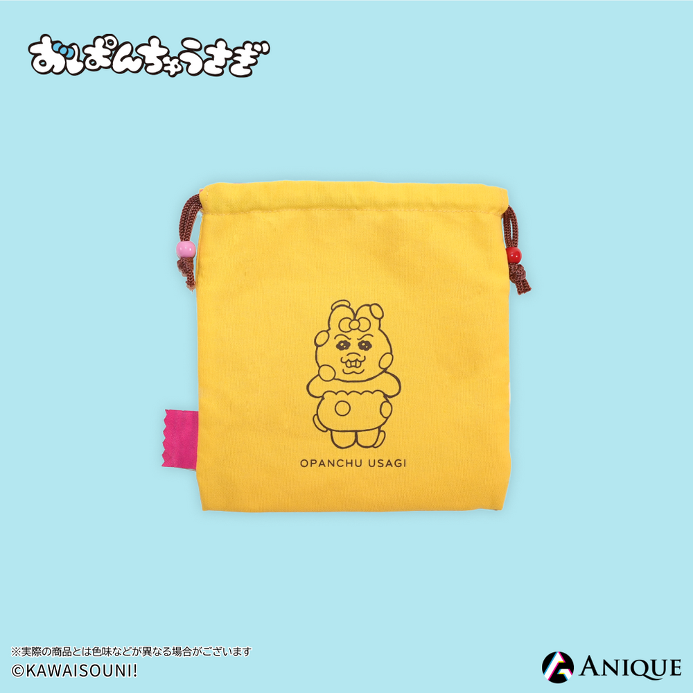 おぱんちゅうさぎ』【はちゃめちゃCANDY PANICHU!】刺繍巾着｜『お