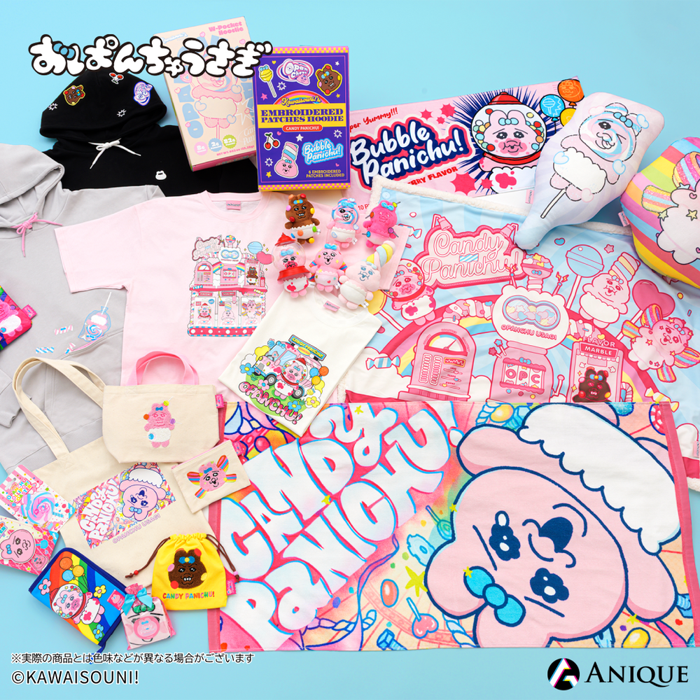 おぱんちゅうさぎ　タワレコ　ポップアップストア　限定刺繍パーカー　M　Candy Anique Shop JAPAN